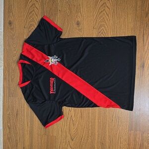 THRASHER FUTBOL SOCCER JERSEY BLACK RED